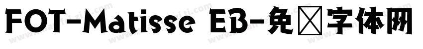 FOT-Matisse EB字体转换